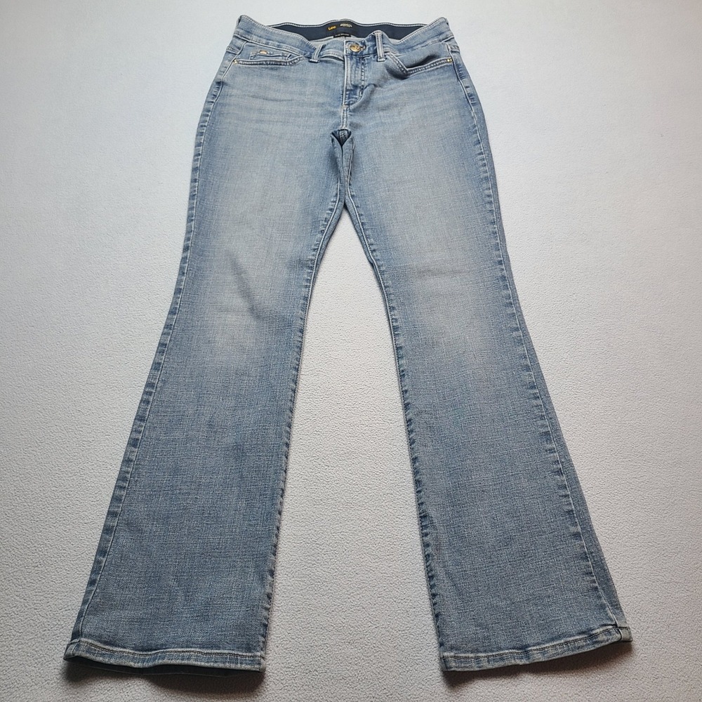 Lee Bootcut Jeans Womens 8 Medium Blue Excellent Flex Motion Mid Rise Regular